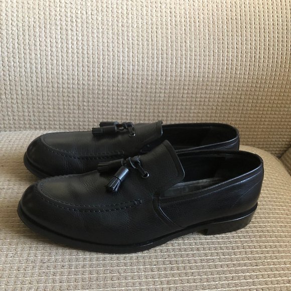 Jimmy Choo Men\'s Black Leather Tassel Shoes main image 14